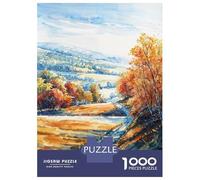 Teenagers 1000 Pieces Puzzle Autumn Pathway Jigsaws for Adults Brain Teaser Game Difficult Hard Challenging To Complete 52x38cm/1000pcs
