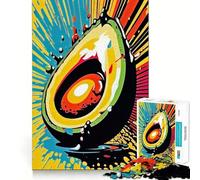 Teenagers 1000 Pieces Puzzle Avocado Madness Smooth Cut Play Logic Game Play Restful Play Time Birthday Hobby Gift (50x75cm)