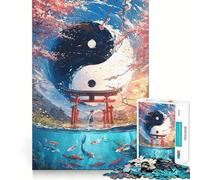 Teenagers 1000 Pieces Puzzle Balance Of The Elements Smooth Cut Play Logic Game Play Restful Play Time Birthday Hobby Gift (38x52cm)