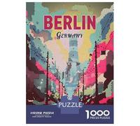 Teenagers 1000 Pieces Puzzle Berlin Germany Mosaic Travel Adult Puzzles Brain Teaser Game Pattern Assembly Gifts for Friends And Family 70x50cm/1000pcs