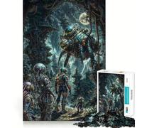 Teenagers 1000 Pieces Puzzle Beyond Alien Frontiers Perfect Joint Game Cognitive Play Gift Restful Game Fun Birthday Activity (50x75cm)