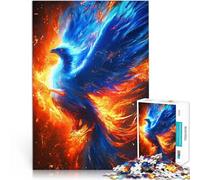 teenagers 1000 Pieces Puzzle Blue Phoenix Stressabbau Schwierige Herausforderung Geschenke für Freunde und Familie38x26cm