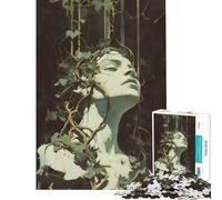 Teenagers 1000 Pieces Puzzle Bound by The Roots of Time Difficult And Challenge Family Activities Home Decoration Toys for 14+ Puzzle Game Offered (38x26cm)