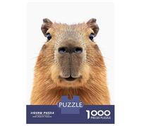 Teenagers 1000 Pieces Puzzle Capybara Face Jigsaws for Adults Brain Teaser Game Difficult Hard Challenging To Complete 70x50cm/1000pcs