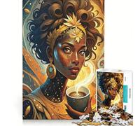 Teenagers 1000 Pieces Puzzle Coffee Harmony, Relax Games, Decompressing Intellectual, Unique Birthday And Gifts 38x52cm