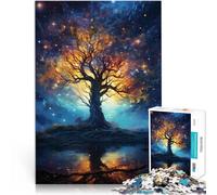 teenagers 1000 Pieces Puzzle Cosmic Tree of Life Hands-on Game 26x38cm for is ideal as a gift for the whole family for and 14 Years old