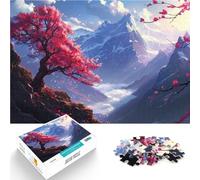 teenagers 1000 Pieces Puzzle Crimson Summit Familienspiel zum Stressabbau, schwierige Herausforderung tolles Geschenk52x38cm