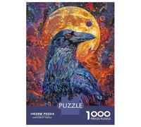 Teenagers 1000 Pieces Puzzle Crow Space Jigsaws for Adults Brain Teaser Game Difficult Hard Challenging To Complete 70x50cm/1000pcs
