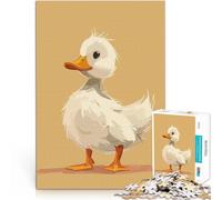 teenagers 1000 Pieces Puzzle Cute Baby Duck Illustration Staycation: Zeit totschlagen Für Paare geeignet75x50cm