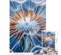 Teenagers 1000 Pieces Puzzle Dandelion Seed Head Close-Up 1000 Piece Jigsaw Impossible Game Great Gifts And Toys Staycation Kill Time (50x75cm)