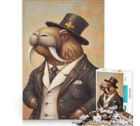 Teenagers 1000 Pieces Puzzle Dapper Doctor in The Deep, Relax Games, Decompressing Intellectual, Unique Birthday And Gifts 50x75cm