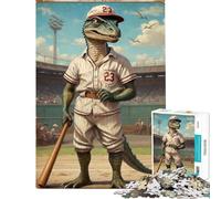 Teenagers 1000 Pieces Puzzle Dino Diamond Hero Difficult And Challenge Home Decoration Brain Teaser Game Suitable for People Aged 14 And Above (38x52cm)