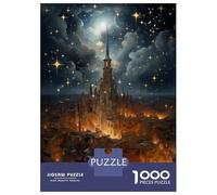 Teenagers 1000 Pieces Puzzle Epic Star Castle Jigsaws for Adults Brain Teaser Game Difficult Hard Challenging To Complete 70x50cm/1000pcs