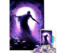 Teenagers 1000 Pieces Puzzle Exile Through The Light Hands-on Game for Educational Game Challenge Toy Gifts for Women Men Home Decoration (Size 50x75cm)