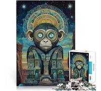 teenagers 1000 Pieces Puzzle Fantasy Monkey Art Lernspiel-Herausforderungsspielzeug Verbessern Sie das Gedächtnis38x26cm