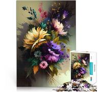 teenagers 1000 Pieces Puzzle Flower Art Series Style 7 Lernspiele Heimdekoration Künstlersammlung, Bildende Kunst38x26cm