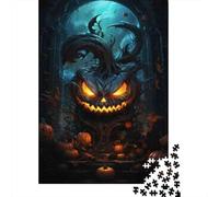 Teenagers 1000 Pieces Puzzle Halloween Pumpkin Decorations Adult Jigsaw Puzzle DIY Toys Difficult Challenge Gifts for Friends And Family 70x50cm/1000pcs