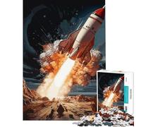 Teenagers 1000 Pieces Puzzle Intergalactic Adventure Jigsaw 1000 Piece Educational Toy Difficult Challenge Challenging Family Fun Game (38x52cm)