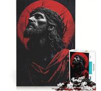 Teenagers 1000 Pieces Puzzle Jesus Christ Artwork Brain Teaser Game Difficult And Challenge Deal As Gifts for The Whole Family 50x75cm