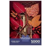 Teenagers 1000 Pieces Puzzle Leafy Circuitry Reverie Jigsaws for Adults Brain Teaser Game Difficult Hard Challenging To Complete 70x50cm/1000pcs