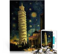 teenagers 1000 Pieces Puzzle Leaning Tower Of Pisa Lernspiel-Herausforderungsspielzeug Heimdekoration52x38cm