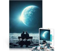 teenagers 1000 Pieces Puzzle Lunar Serenity Pädagogisches Spielzeug zum Stressabbau Geburtstagsgeschenk, Geschenke75x50cm