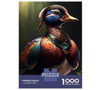 Teenagers 1000 Pieces Puzzle Mandarin Duck Jigsaws for Adults Brain Teaser Game Difficult Hard Challenging To Complete 38x26cm/1000pcs