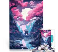 teenagers 1000 Pieces Puzzle Mountains and Valleys Lernspiel-Herausforderungsspielzeug Eltern-Kind-Interaktion52x38cm