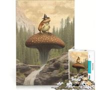 Teenagers 1000 Pieces Puzzle Mushroom Frog Adventurer Relax Games Decompressing Intellectual Unique Birthday And Gifts 38x52cm