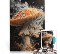 teenagers 1000 Pieces Puzzle Mycological Dreams Lernspiel-Herausforderungsspielzeug mit passendem Poster und Quizblatt75x50cm