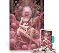 teenagers 1000 Pieces Puzzle Pink Noise Bliss Help the brain exercise addictive toys to cultivate patience Perfect decoration 50x70cm