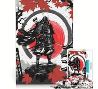 Teenagers 1000 Pieces Puzzle Red Moon Warrior Brain Teaser Game Difficult And Challenge Deal As Gifts for The Whole Family 38x26cm