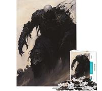 Teenagers 1000 Pieces Puzzle Soul of Corruption Hands-on Game for Educational Game Challenge Toy Gifts for Women Men Home Decoration (Size 50x75cm)