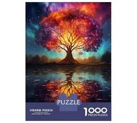 Teenagers 1000 Pieces Puzzle Space Fantasy Landscape Jigsaws for Adults Brain Teaser Game Difficult Hard Challenging To Complete 52x38cm/1000pcs