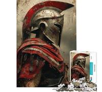 Teenagers 1000 Pieces Puzzle Sparta Warrior Educational Challenge Wall Decoration Relax Games Suitable for People Aged 14 And Above (38x26cm)