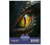 Teenagers 1000 Pieces Puzzle The Eye Of The Dragon Jigsaws for Adults Brain Teaser Game Difficult Hard Challenging To Complete 70x50cm/1000pcs
