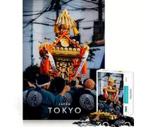 Teenagers 1000 Pieces Puzzle Tokyo Tradition Fine Cut Art Focus Training Fun Quiet Time Game Christmas Fun Gift (38x52cm)