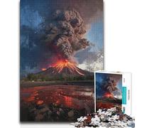 Teenagers 1000 Pieces Puzzle Where Earth Bleeds Fire Beautiful Design Game For Family Fun Gift For Birthdays (size 50x75cm)