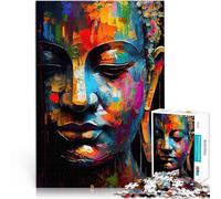 teenagers 1000 Pieces Puzzle zen buddha Lernspielzeug für die ganze Familie Einzigartige Geburtstags- und Geschenkideen52x38cm