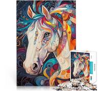 teenagers 2000 Piece Jigsaw Puzzle artistic avatar horse Challenging Game Toys 70x100cm Parent-child interaction for 14+