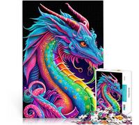 teenagers 2000 Piece Jigsaw Puzzle DRAGON Colorful II Schwierig und herausfordernd Die Liebe zwischen Paaren stärken70x100cm