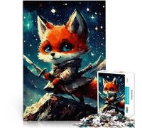 teenagers 2000 Piece Jigsaw Puzzle Fox Samurai Japan Staycation: Zeit totschlagen Tolles Geschenk für Spiele70x100cm