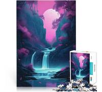 teenagers 2000 Piece Jigsaw Puzzle Japan Landscape Neon Art Präzisionsschnitt einzigartiges Herausforderungsspiel70x100cm