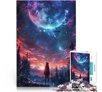 teenagers 2000 Pieces Puzzle Starry Nights Embrace Anspruchsvolles Spiel und Familienspaß Für Paare geeignet70x100cm