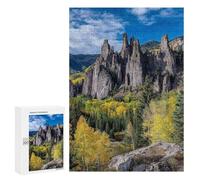 Teenagers 300 PCS Jigsaw Puzzle Rocky Mountain Landscape Jigsaw Puzzles for Adults Staycation Kill Time Parent-child Interaction Family Fun & Game Night 300 PCS