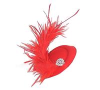 Teenagers Hair Clip With Decor Felt Hat Shape Hairpin Vintage Hair Clip For Taking Photo Hairpins For Bride