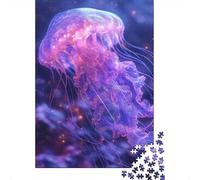 Teenagers Jigsaw Puzzle Miniature Schnauzer DJ Neon 500 Piece Jigsaw Puzzles Wooden Jigsaw Puzzles for Adults& Teens Age 18 Years Up Best Gift for Adults And 500pcs (52x38cm)