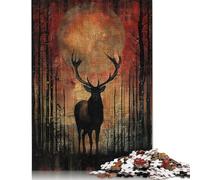 Teenagers Jigsaw Puzzle Moonlit Majesty 1000 Piece Jigsaw Puzzles Paper Jigsaw Puzzle for Adults Educational Games 38x26cm/1000pcs