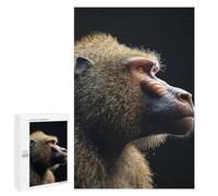 Teenagers Jigsaw Puzzles 1000 PCS Baboon Puzzles for Adults Family Game Perfect Decoration Challenging To Complete 1000 PCS