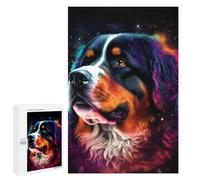 Teenagers Jigsaw Puzzles 1000 PCS Bernese Mountain Galaxy Puzzles for Adults Family Game Perfect Decoration Challenging To Complete 1000 PCS